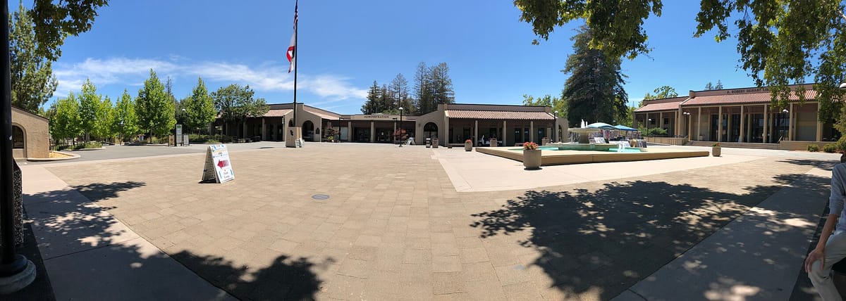 The De Anza College campus