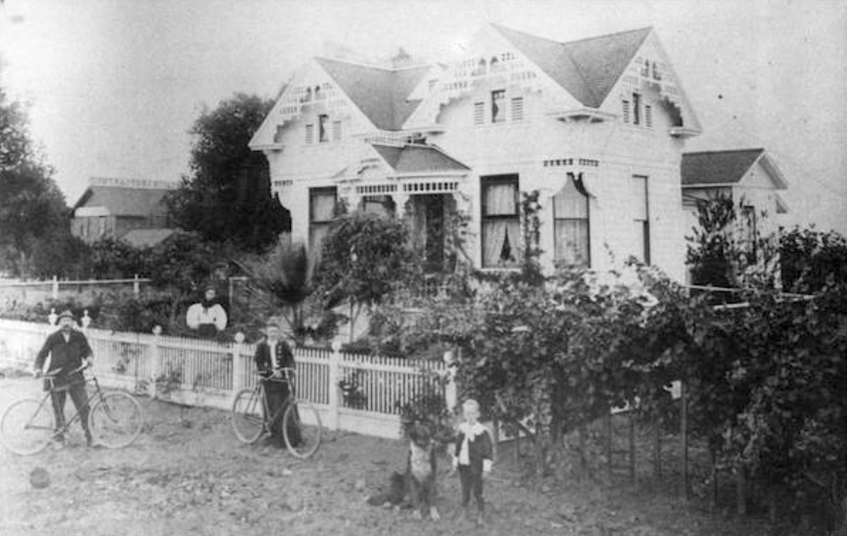 The Enoch J. Parrish House in Cupertino, built in 1895